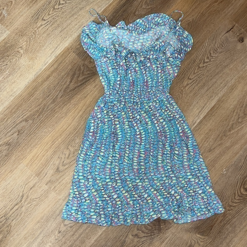 Lilly Pulitzer Size Small Spaghetti Strap Faux Wrap Mini Dress - Picture 2 of 5